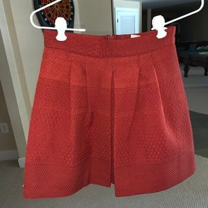 Red Orange Skirt